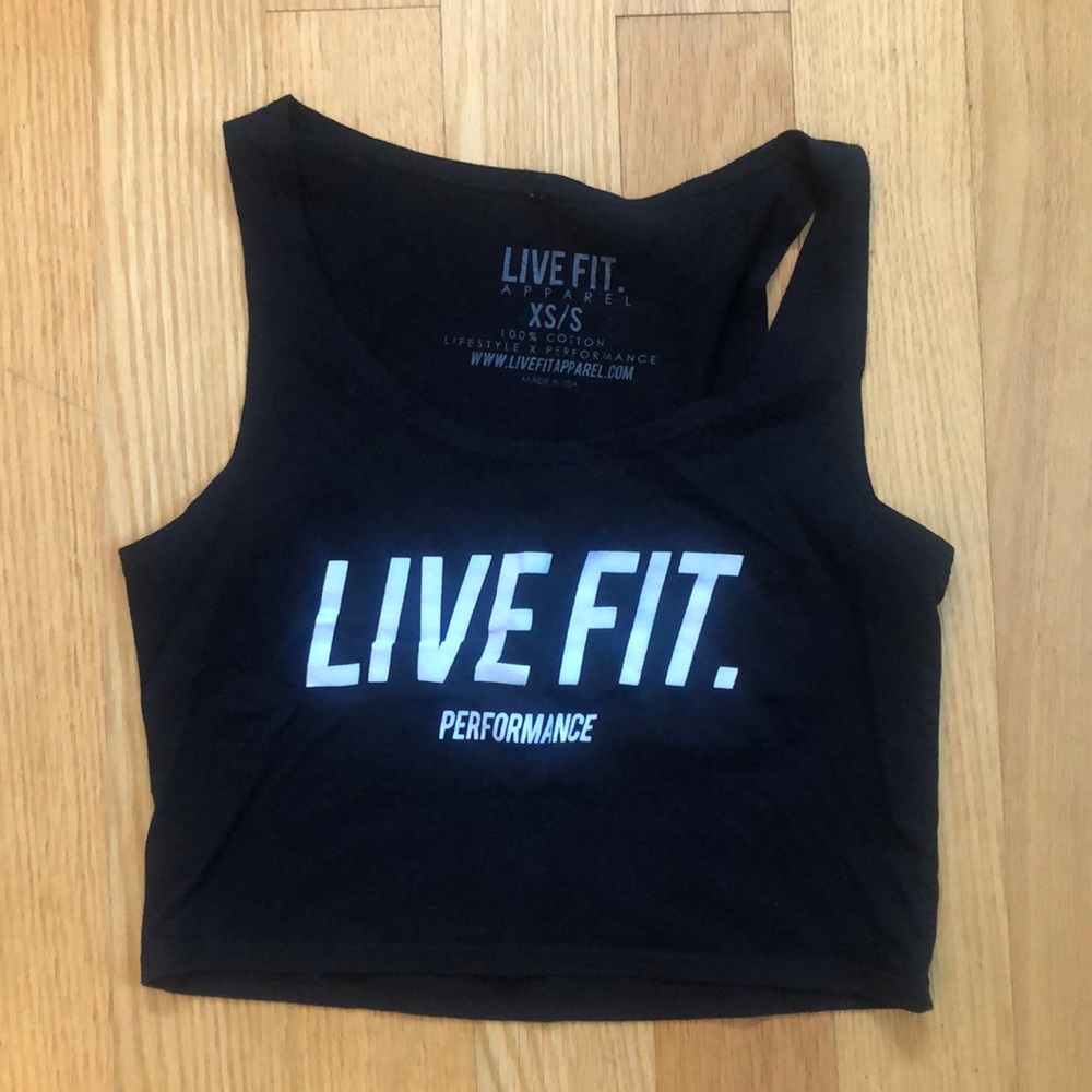 Live fit performance crop top